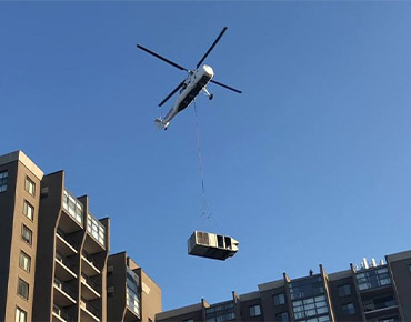 Indianapolis Helicopter HVAC Lift