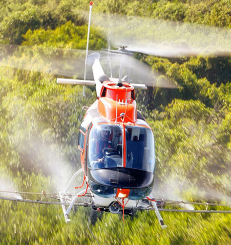 Indianapolis Helicopter Wet and Dry Spreading